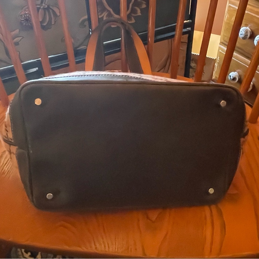 Coach Hampton Wool Tweed and Leather Tote - Picture 8 of 10